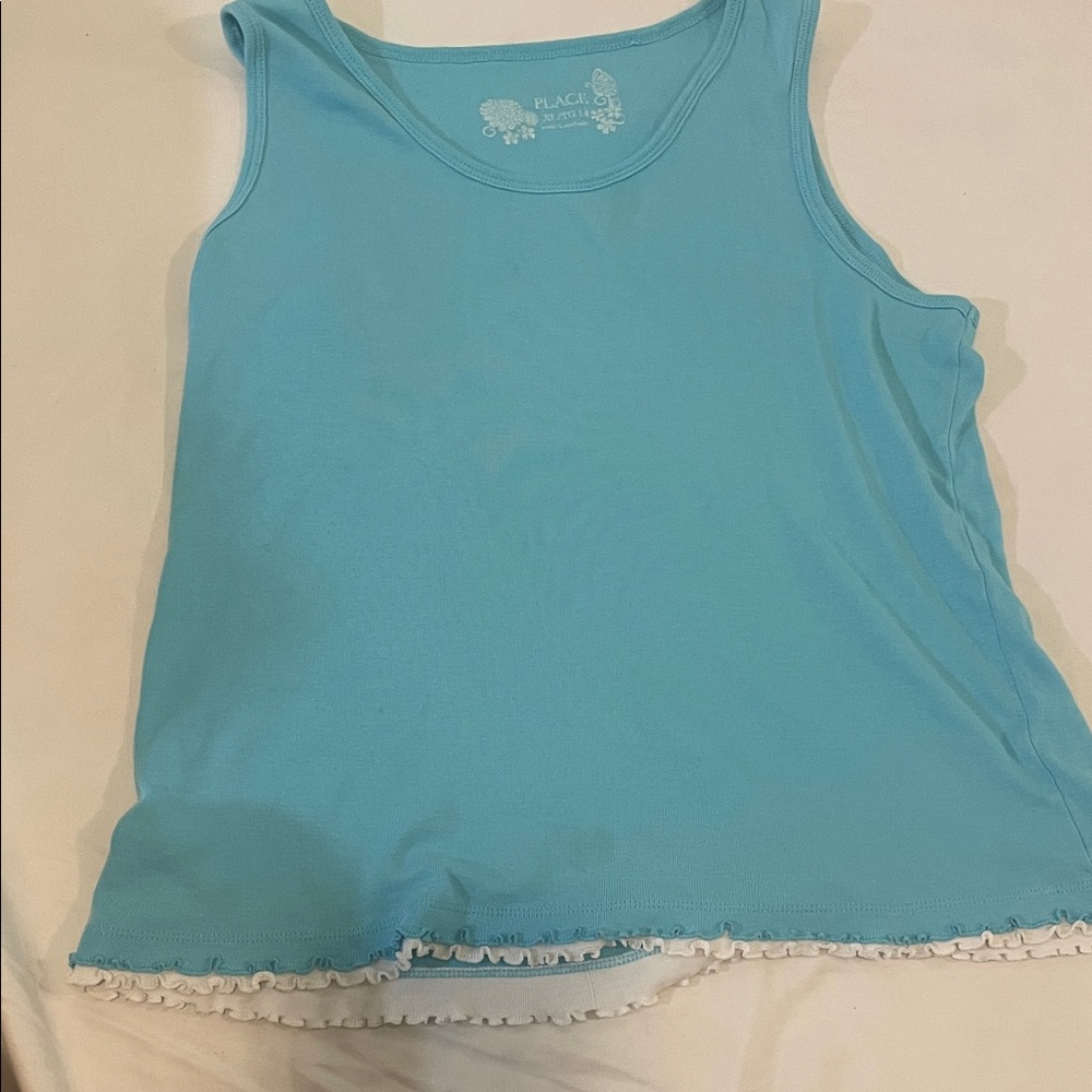 Place Light Blue Kids Tank Top